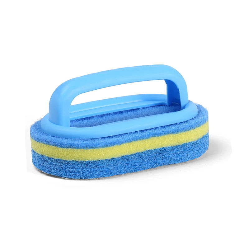 Handled Sponge Scrub Brush — Bathtub, Tiles, Kitchen & Bathroom