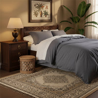 Washed Cotton Duvet Cover Set — 3-Piece, 16 Colours, 12 Sizes