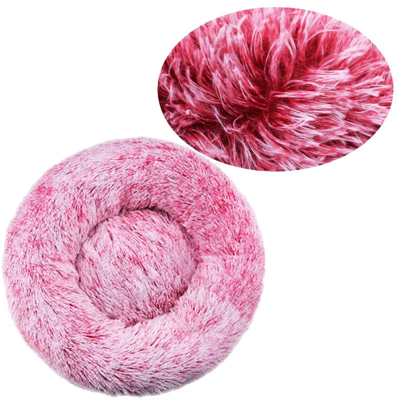 Round Plush Pet Bed | Dogs & Cats | 40–90cm