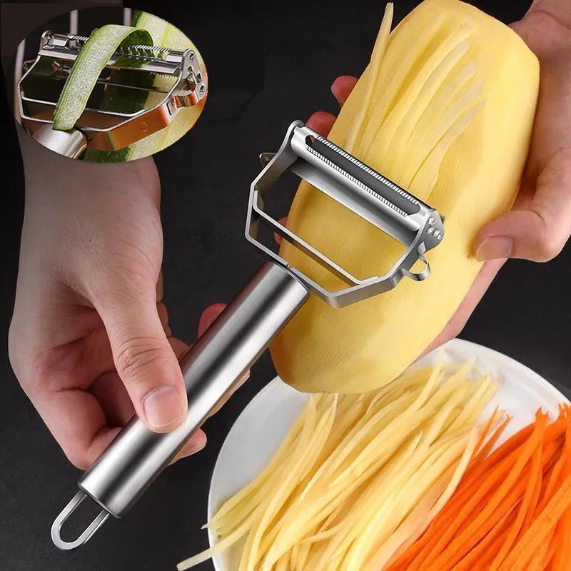 Multi-Function Stainless Steel Vegetable Peeler | 2-in-1 & 4-in-1