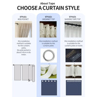 Vintage Linen Sheer Curtains