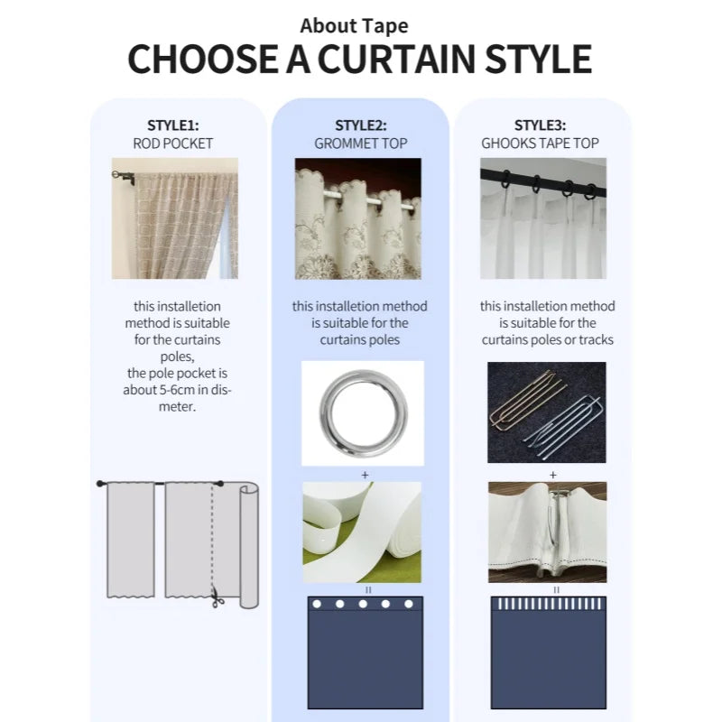 Vintage Linen Sheer Curtains