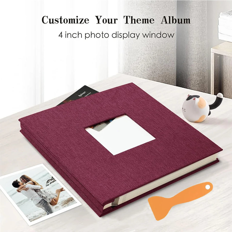 Self-Adhesive Photo Album — 40 Pages | DIY Lay-Flat Scrapbook