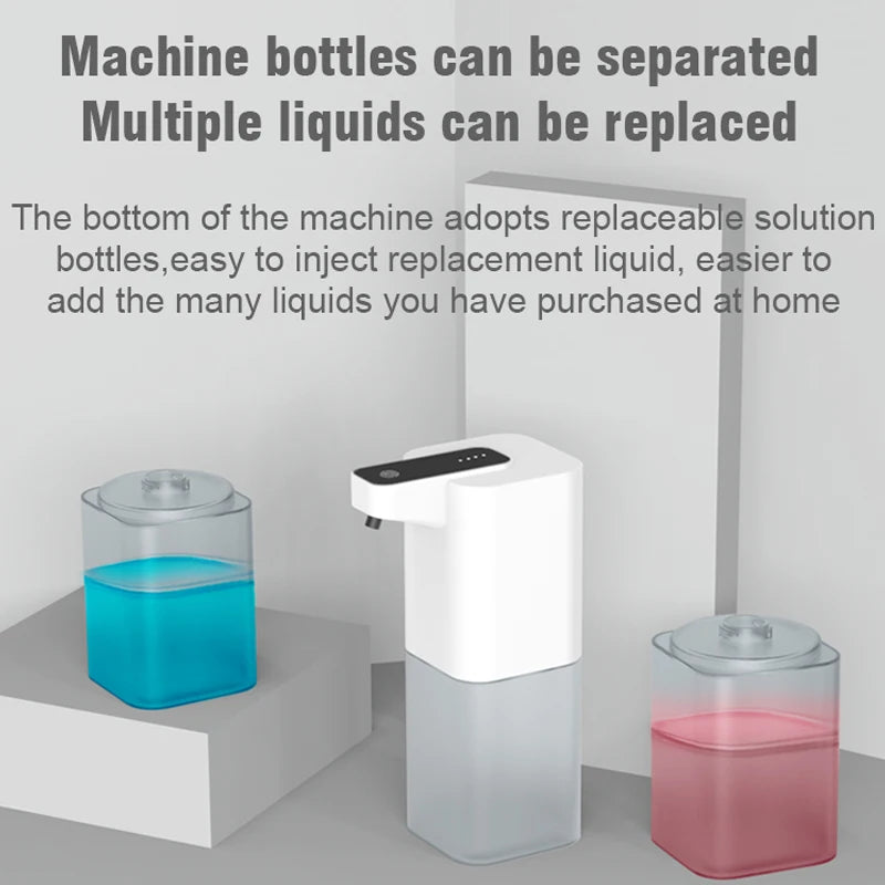 Automatic Touchless Foam Soap Dispenser — 400ml, USB-C Rechargeable, Infrared Sensor
