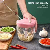 Manual Rotary Vegetable Chopper