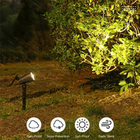 Solar garden spotlight