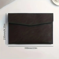 Faux Leather A4 File Organiser Bag