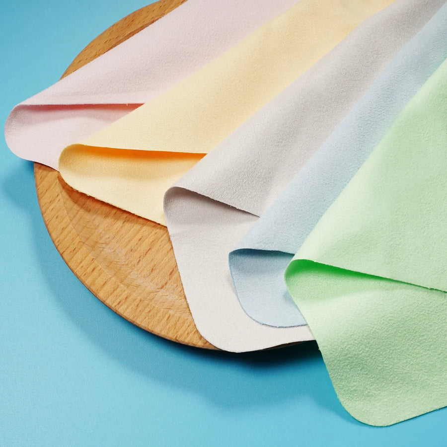 Microfiber Eyeglass & Screen Cleaning Cloths — Pack of 5
