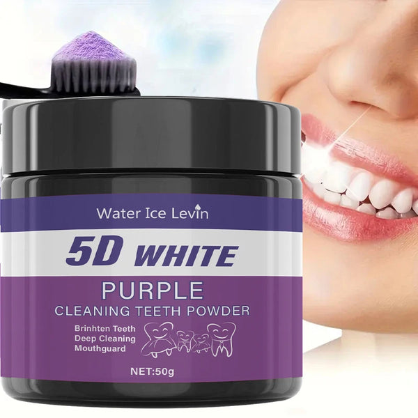 Purple Tooth Cleaning & Whitening Powder — Sulfate-Free, 50g