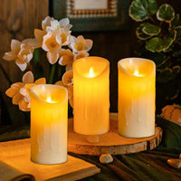 Simulated Flame Electronic Candle — Battery-Powered | Wedding & Home Décor