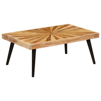 Solid mango wood coffee table